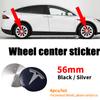 pwmnb5 56mm Car Wheel Center Tire Dust Cover Sticker for Tesla Model 3 Model S Model X Model Y Roadster Invader Coil Mod WYE SpaceX