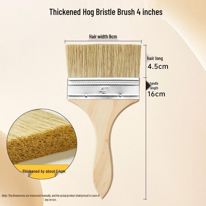 Nylon Bristle Art Brush with Wood Handle for Oil Painting