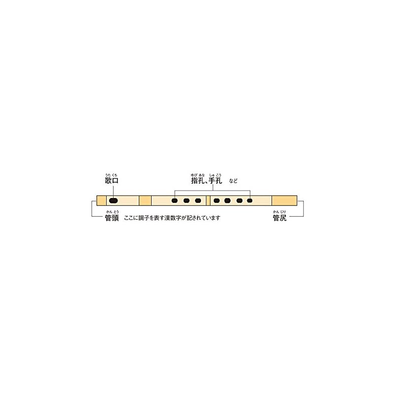 SUZUKI Original Shinobue (Japanese Bamboo Flute) "Dōji" (8-hole, Resin Construction) SNO-02