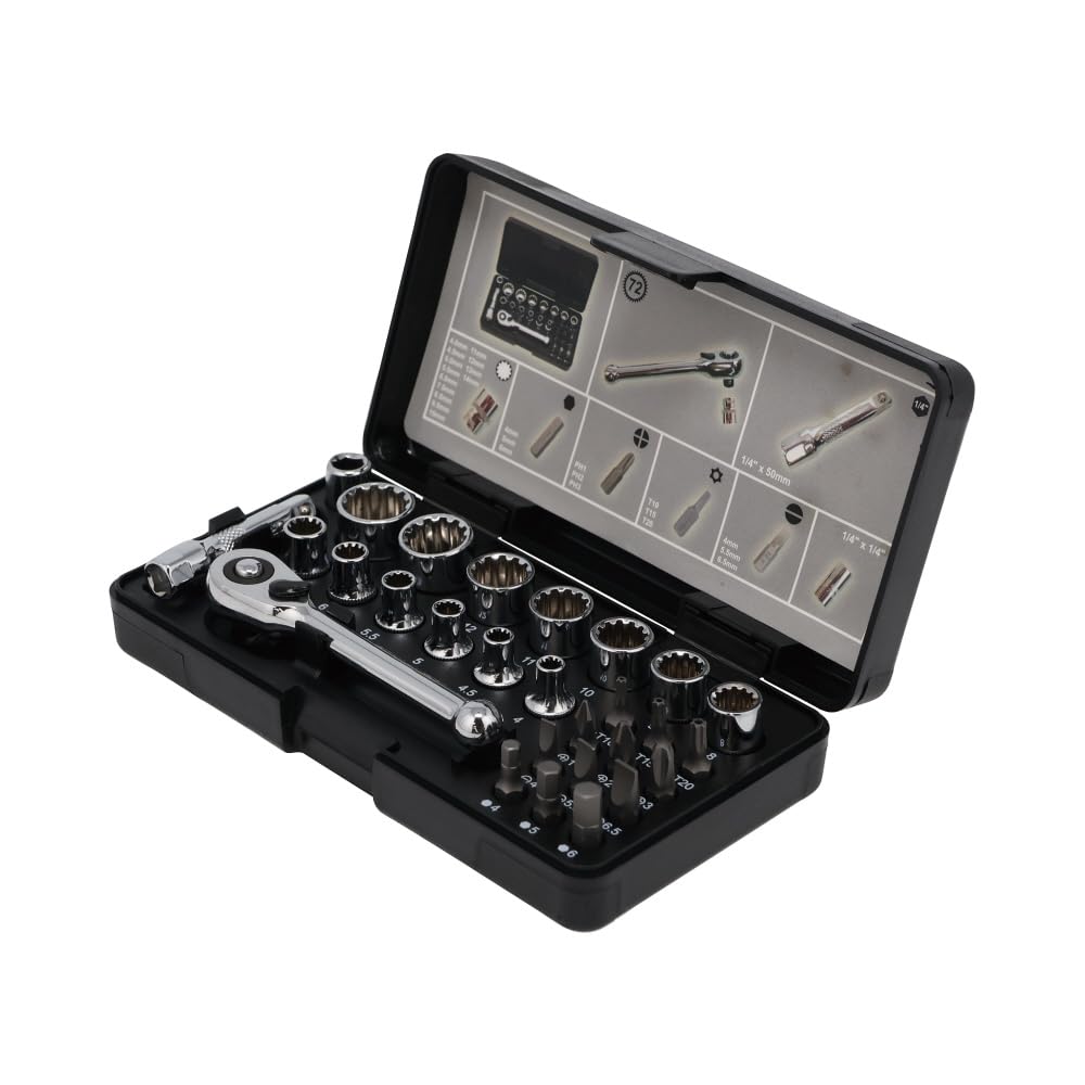 SIGNET Drive Spline Socket Bit 28 22038 1/4 & Set, Pieces,