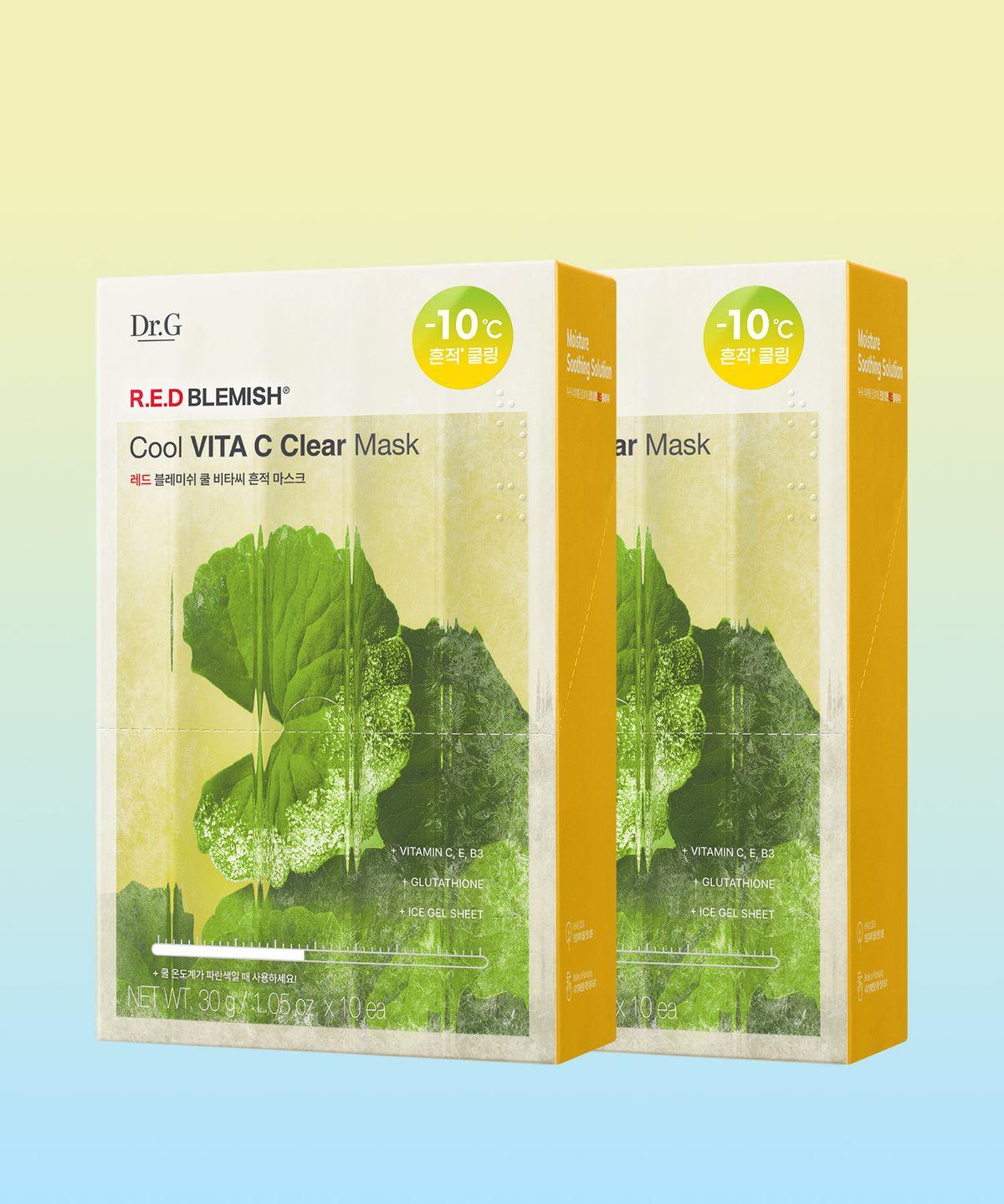 Red Blemish Cool Vita C Blemish Mask 30g 10 sheets x 2 packs