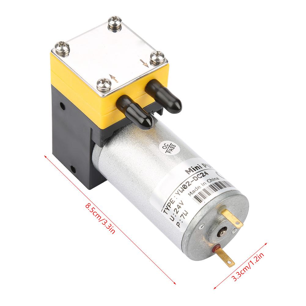 Pompa a membrana 24V 0,4-1L/min Pompa a membrana miniaturizzata Pompa per vuoto per aria/liquido