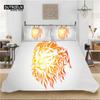 Cancer Duvet Cover Set Soft Hand Drawn Constellations Bedding Set Simple White Quilt Cover Abstract Geometric Pillowcases Decor