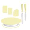 255-Piece Cookie and Cake Piping Set: Turntable, Baking Tools, Bags, and Scraper