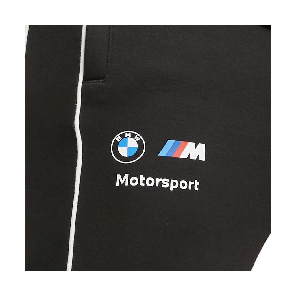 Puma BMW Racing Series Solid Color Logo Cuffed Sweatpants Unisex Pants Black 538118-01