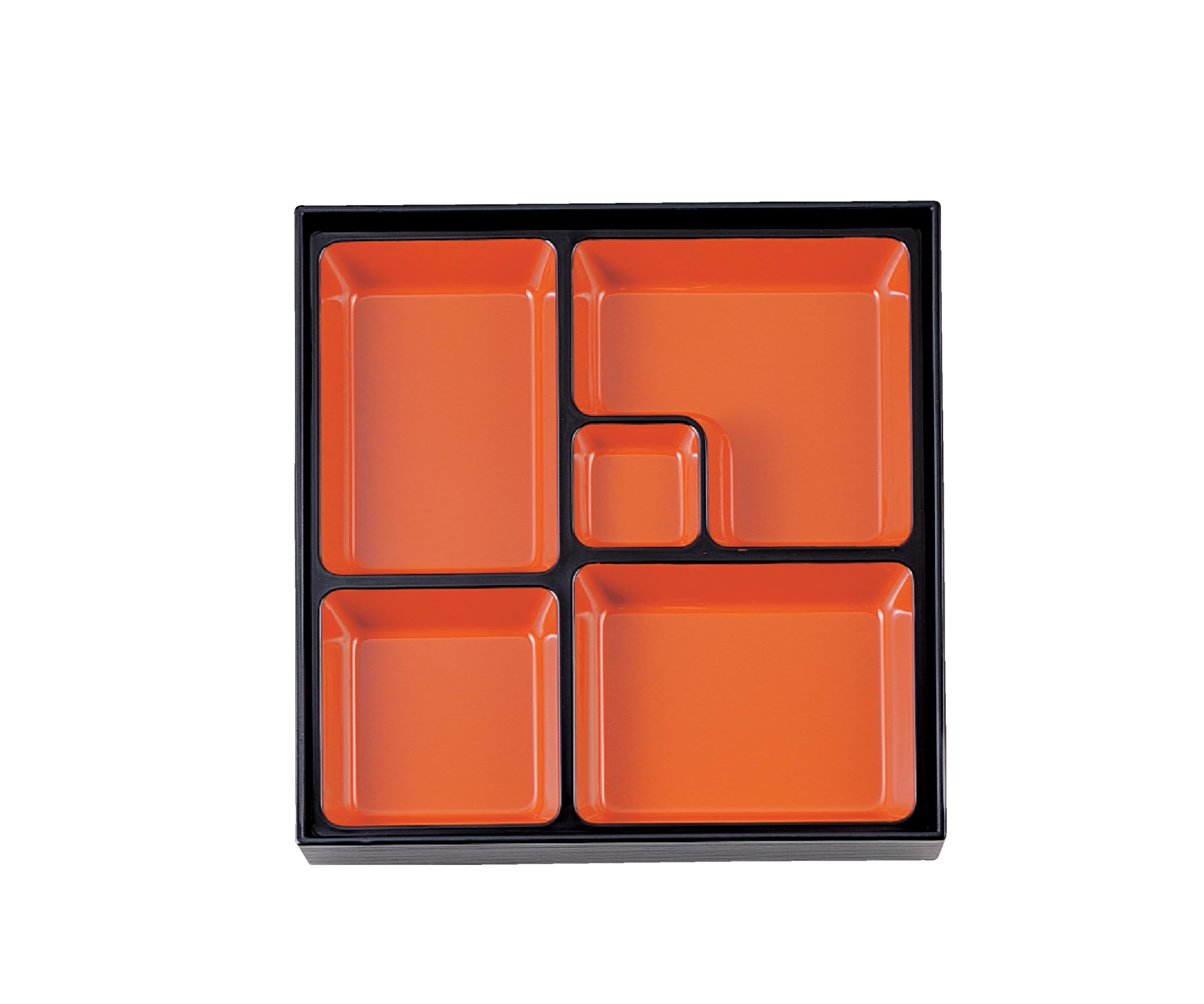 Wakaizumi Lacquerware ABS Standard Vermilion and Heat-Resistant Divider, Black, 1-392-2 красный