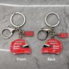 Charles Leclerc Hamilton F1 2025 Racing Helmet Keychain Ornament Pendant Gift for Ferrari Roma 488 Portofino F8 Roma Spider SF90 MQ5