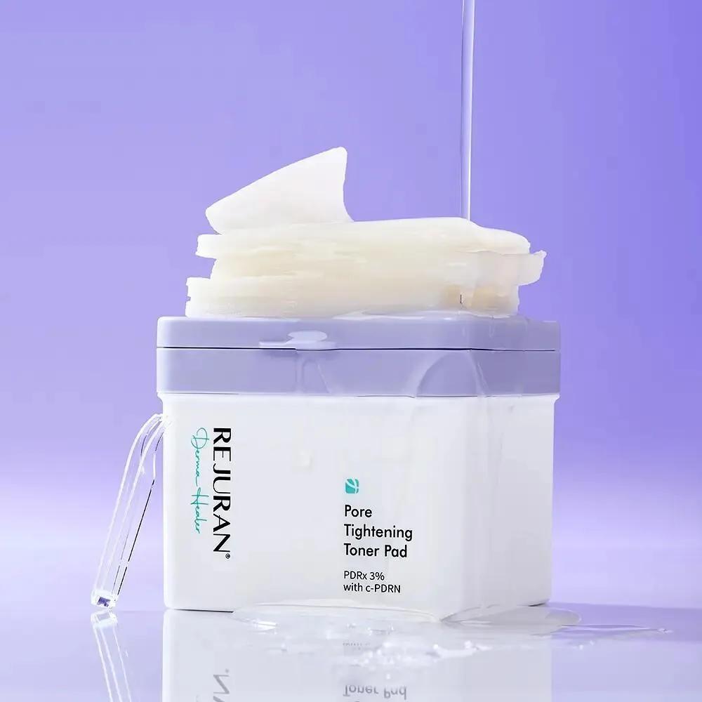 REJURAN Derma Healer Pore Tightening Toner Pad 60P Limited Set (+Pore Ampoule 2mlX6ea)