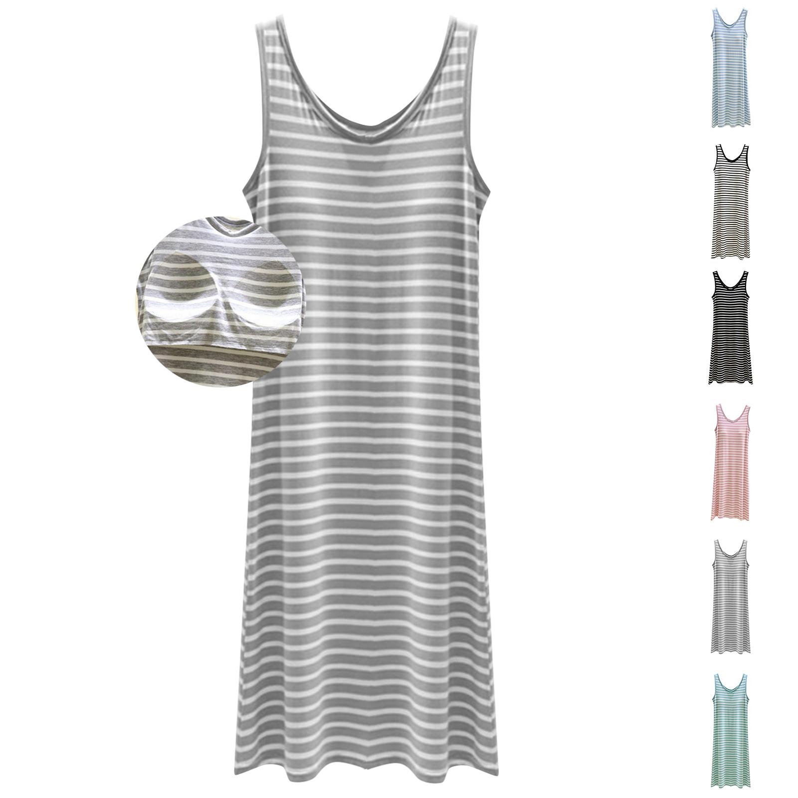 

Women s Summer Dress Loose Beach Vacation Casual Deep V Neck Vest Dress Elegant Shirt Dress L синій