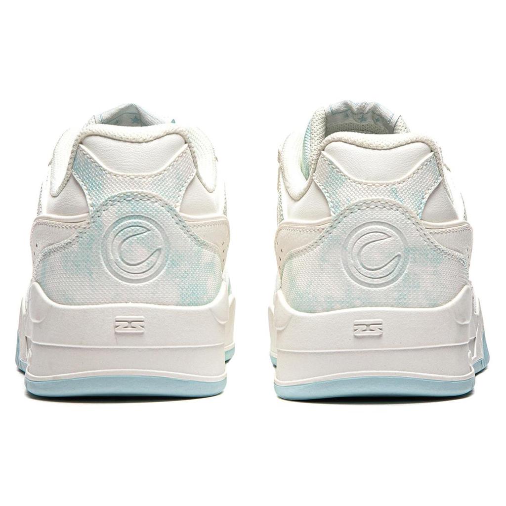 Li Ning Yuebai Cushioning, Wear Resistant Low top Skateboard Shoes Women's Mist White AGCS252-26