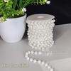 DIY Floral Embellishment Linked Bead Chain, 4-14mm Anti-pearl Jewelry Accessories for Wedding Decor