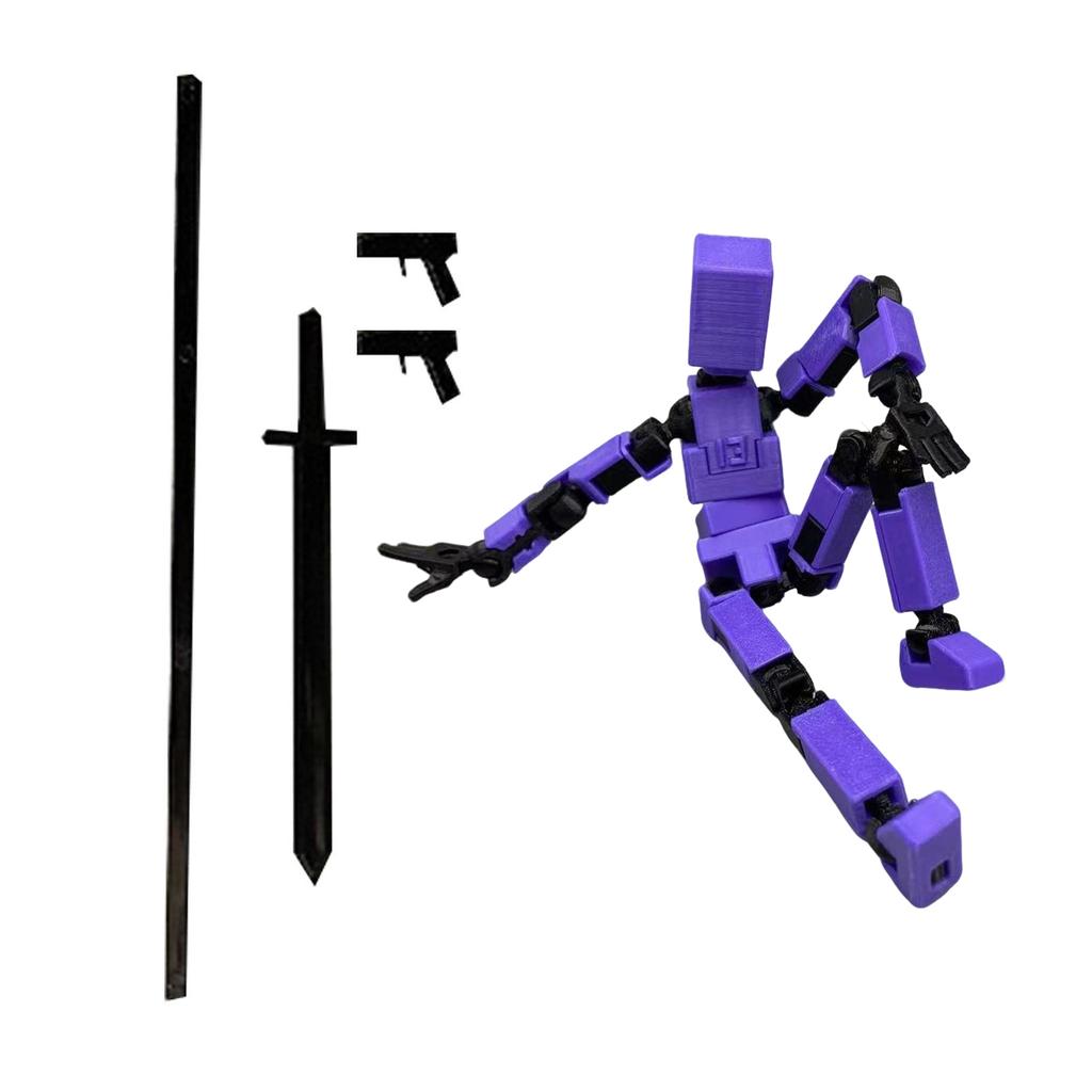 Multi- Movable Doll, Fully Articulated Mechanical Toy For Stress Relief