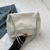 PU Leather Handbags Magnetic Underarm Bags Trendy Chain Single Shoulder Bag  Outdoor