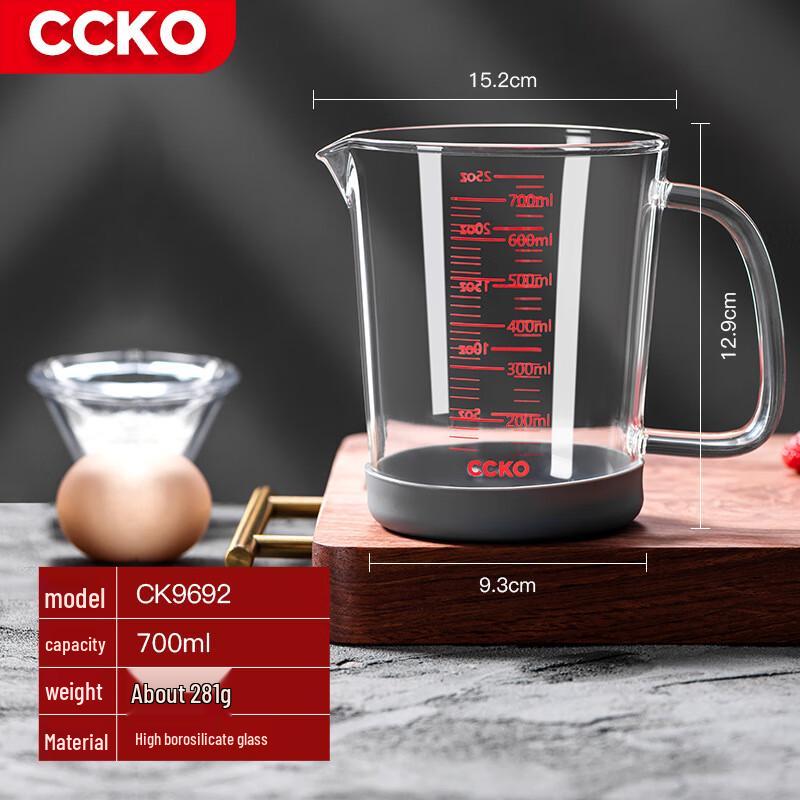 CCKO Glass Measuring & Whisking Cup