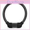 Bicycle Portable Fourdigit Combination Ring Lock For Cycling Security