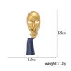 Wind Face Mask Thinker Enamel Drip Brooch, Simple Fashion Coat Accessories