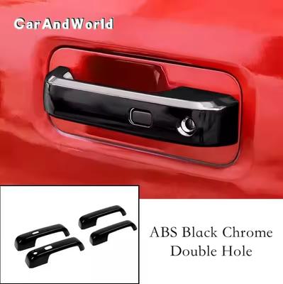 Exterior Door Handle COVER SHELL For Ford F150 2015-20 Smart Lock+keyhole BLACK