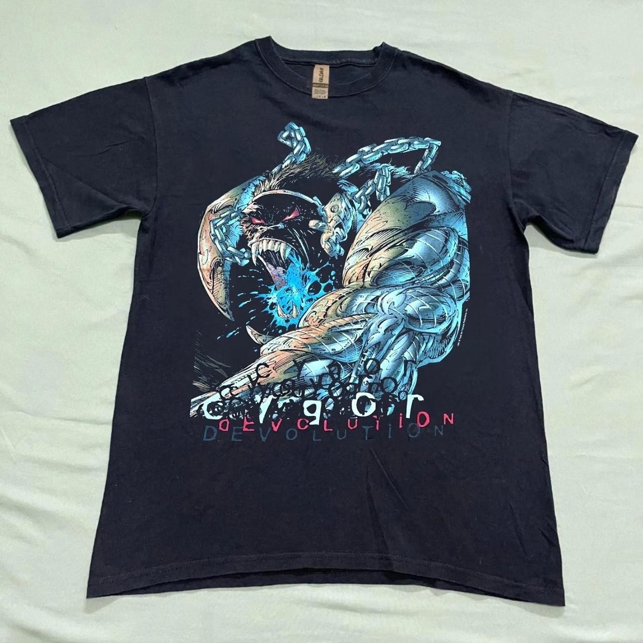 Spawn Devolution 90 s Movie Black Short Sleeve Unisex T shirt Vtg S-5XL WA3508 Unisex T-Shirt XXXXL