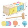 Developmental Pounding and Sorting Box | HandEye Coordination, Shape Sorter with, for Playroom