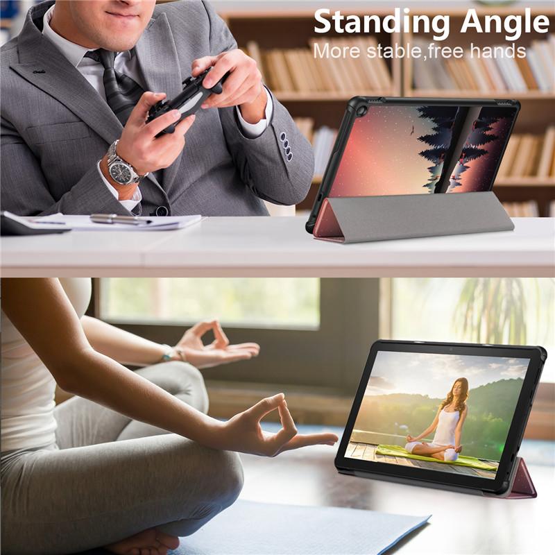 Tablet-Hülle für Fire HD 10 Hülle 2023, 10,1 Zoll, dreifach klappbarer Ständer, magnetische Smart-Folio-Abdeckung für Fire HD 10 2023 Tablet-Hülle
