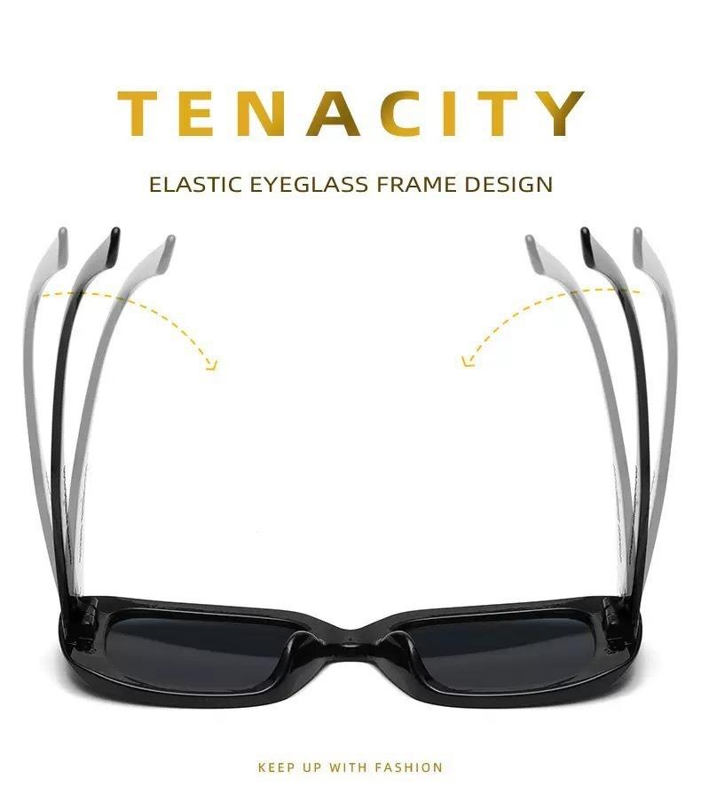 Box black new sunglasses male European glasses female retro anti-UV sunglasses