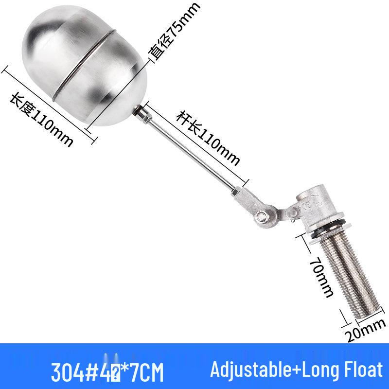 4-punktowa nakrętka ze stali nierdzewnej 304 z powłoką galwaniczną, zawór pływakowy – odporna na wysoką temperaturę, wrzącą wodę, kwasy i zasady