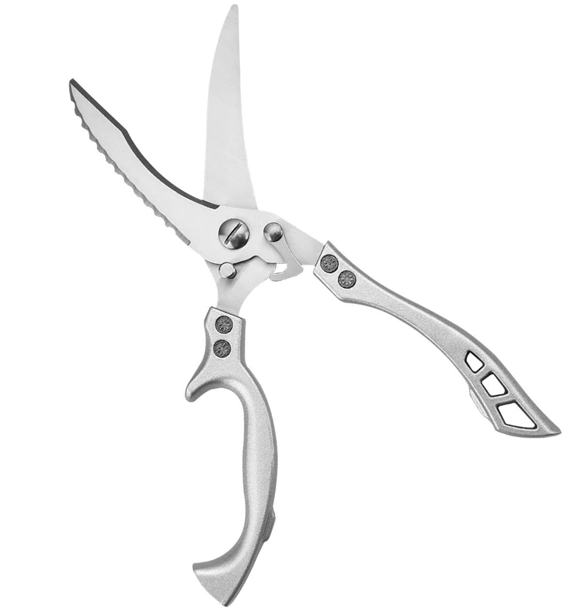 

Кухонные ножницы для куриной кости, кухонные ножницы, резак для утки, рыбы, 4Cr13, ножницы из нержавеющей стали, весы, чистые кухонные ножницы, нож