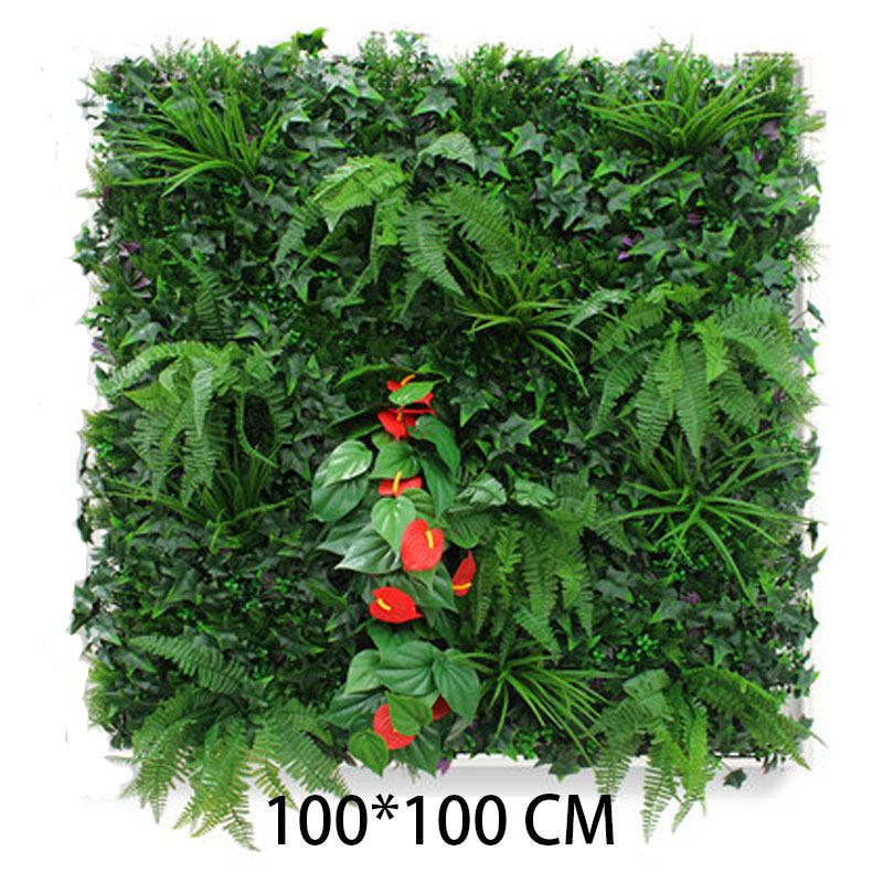 Flame-Retardant Green Wall: Anti-Aging Lawn Decoration for Malls & Backgrounds