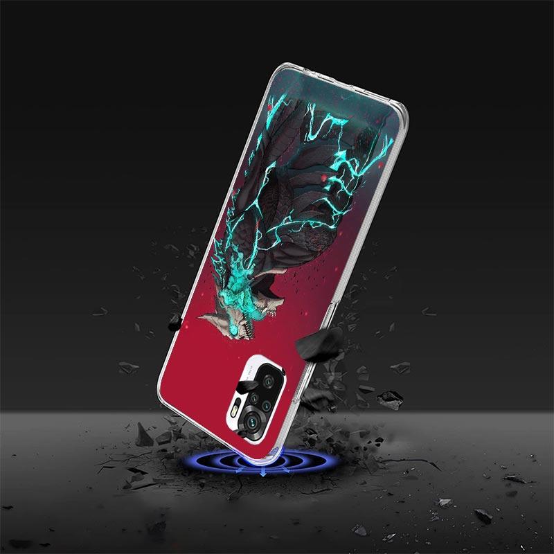 Kaiju No. 8 Anime Phone Case for Xiaomi Redmi Note 15 14 14S 13 12 12S 11 Pro Plus 11E 11T 11S 10S 5G Soft Cover Fundas Redmi No