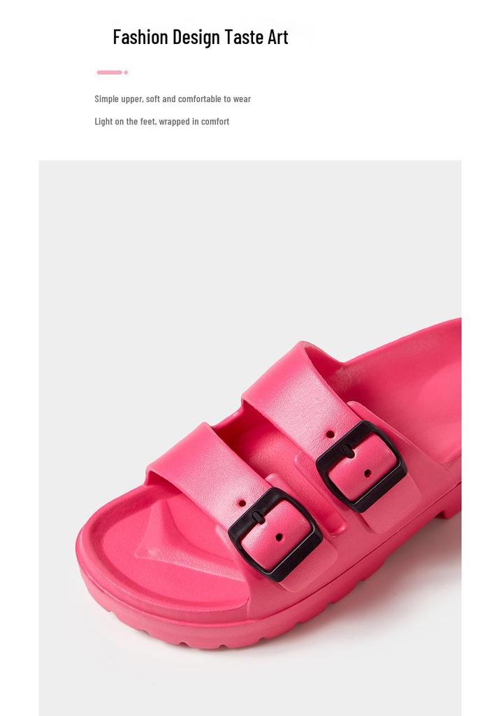 Sandales compensées à double bride pour femme en EVA