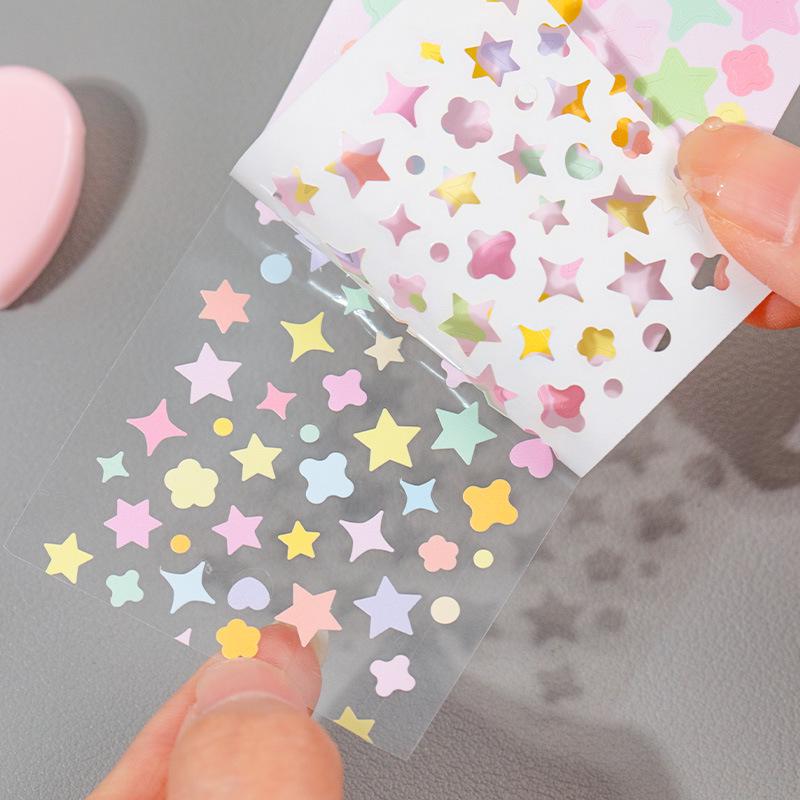 Die-Cut Starry Sky Series Tape for Journals, Phone Cases, DIY Collages & Paintings