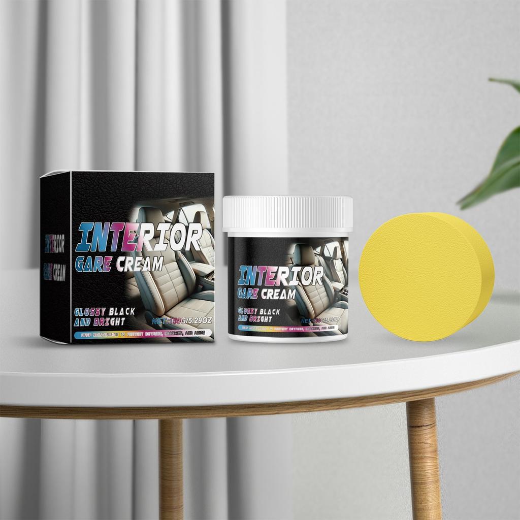 Lederpflegecreme, Autositzpflege, Geruchsneutralisierer, Wasserdichte Pflegecreme, Autoinnenreinigung, Multifunktionales Pflegewachs