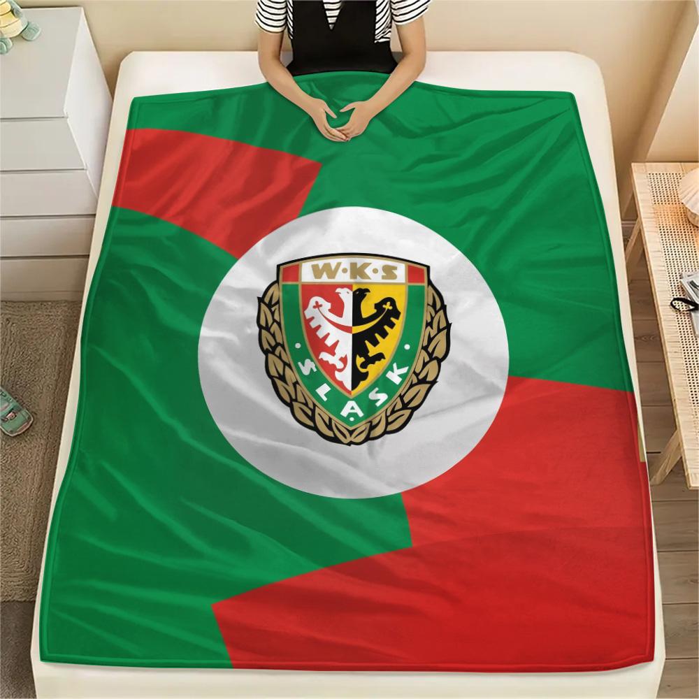 KS Cracovia Print Flanelldecke, Hohe Qualität, Bequem für alle Jahreszeiten, Heimdekoration, Wärme und Komfort