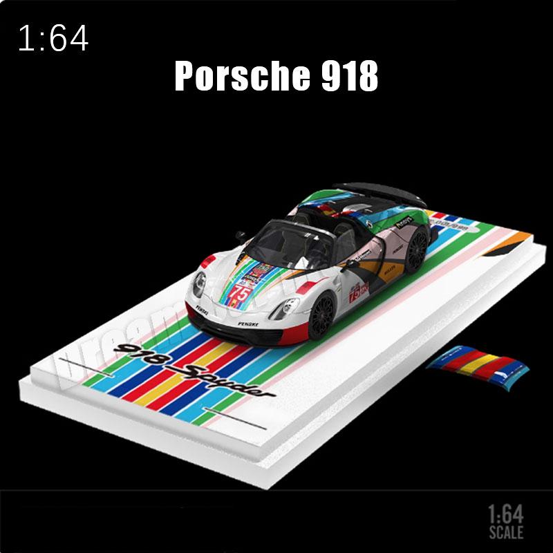 1:64 Porsche 918 Legierung Auto Modell Sammlerstück Boutique Modell Weihnachtsgeschenk