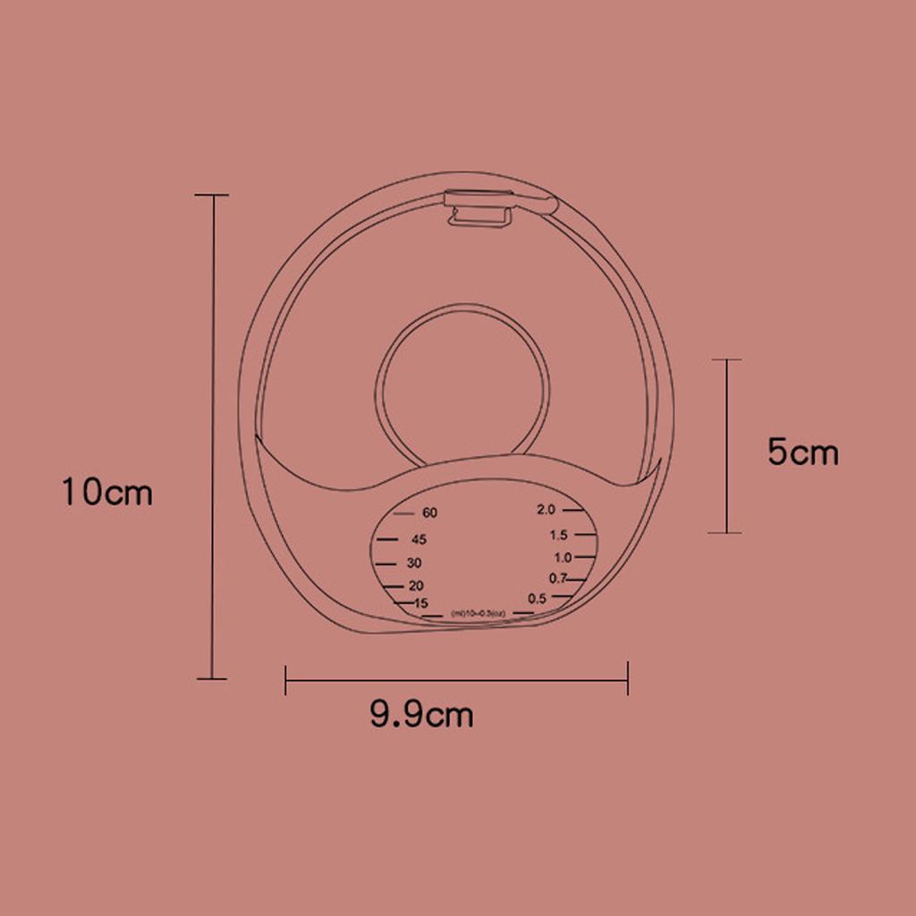 2pcs Wearable Milk Collector Protect Sore Nipples Leak Protection Milk Collection Shells for Newborns