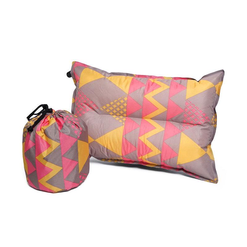 Outdoor Automatic Inflatable Pillow Leisure Tent Camping Sleeping Pillow Car Travel Pillow