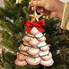 Baseball String Lights Christmas Ornament Festive Lantern Design Sports Enthusiast Christmas Decor Holiday Decoration