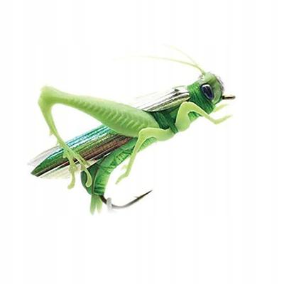 Fly Trout Grayling Roach Salmon Natural Grasshopper Realistic Effective