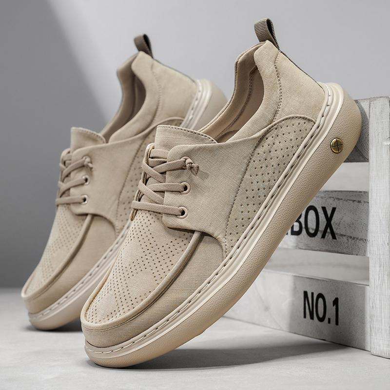 Fashion New Fashion Brand Mens Casual Shoes Breathable Fabric Male Skateboard Footwear Comfortable Sneakers Leisure Walk Tenis Masculino