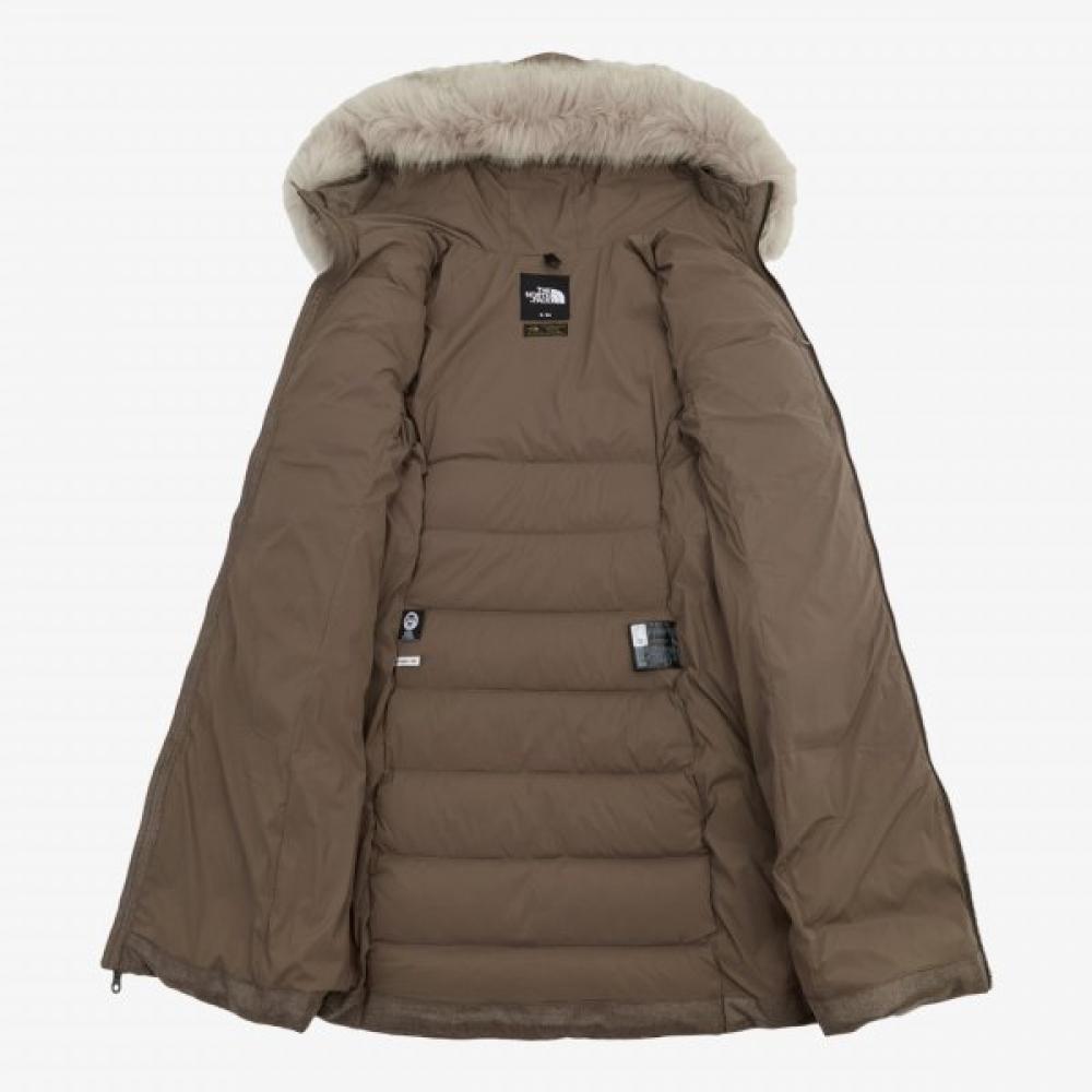 The North Face Women S rdS Down Coat Marana Wool Dark Beige