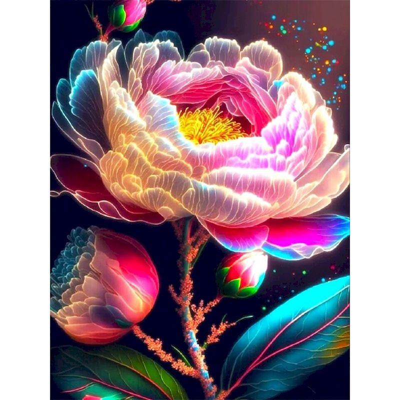 Diamond Painting Abstract Flower Full Square Drill Diamond Embroidery Sale Mosaic Flower Needlework Diy Home Decor