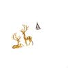 Elegant Resin Deer And Sailboat Sculptures Collection for Living Room Hotel Desktop Artistic