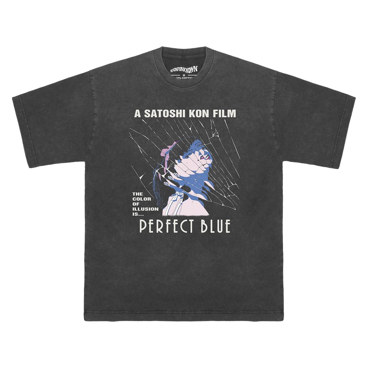 Perfect Blue TShirt Japanese Anime Manga Satoshi Kon Paprika Mens Short Sleeves Printed Cotton Shirt S
