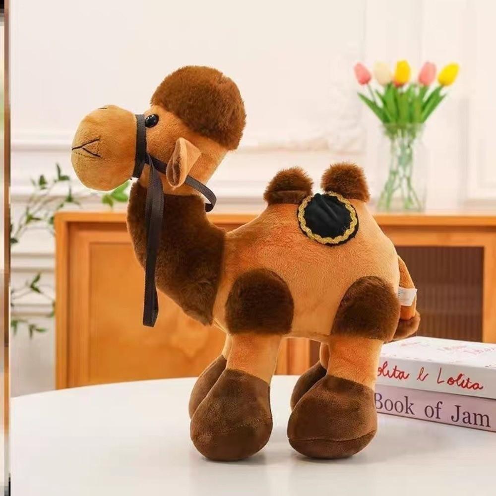 30cm Plush Camel Toy Double Hump Soft Travel Hump Cute Simulation Stuffed Animal Children Play