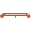 Bed Frame Wax Brown 80 x 200 cm Solid Pine Wood