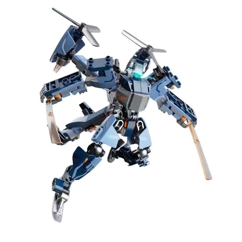 Jaki Transformierender Roboter Modellbauspielzeug Haus Kreative Dekoration Bausteine Mecha Set Kindergeburtstagsgeschenk