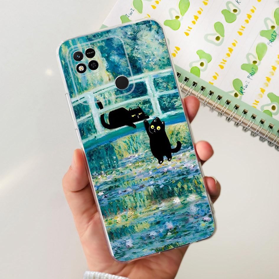 For Xiaomi Redmi 10A Case New Fashion Flower Butterfly Transparent Silicone Cover For Xiomi Redmi 10A Funda Redmi10a 10 A Bumper