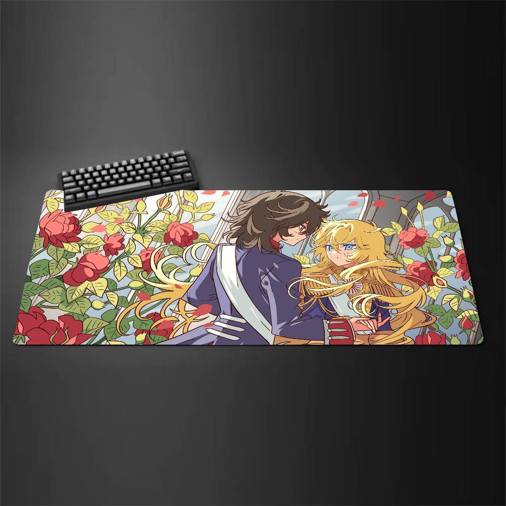 The Rose Of V-Versailles Anime Mousepad Mouse Mat Desk Mat With Pad Gaming Accessories Prime Gaming XXL Keyboard Pad Padding M