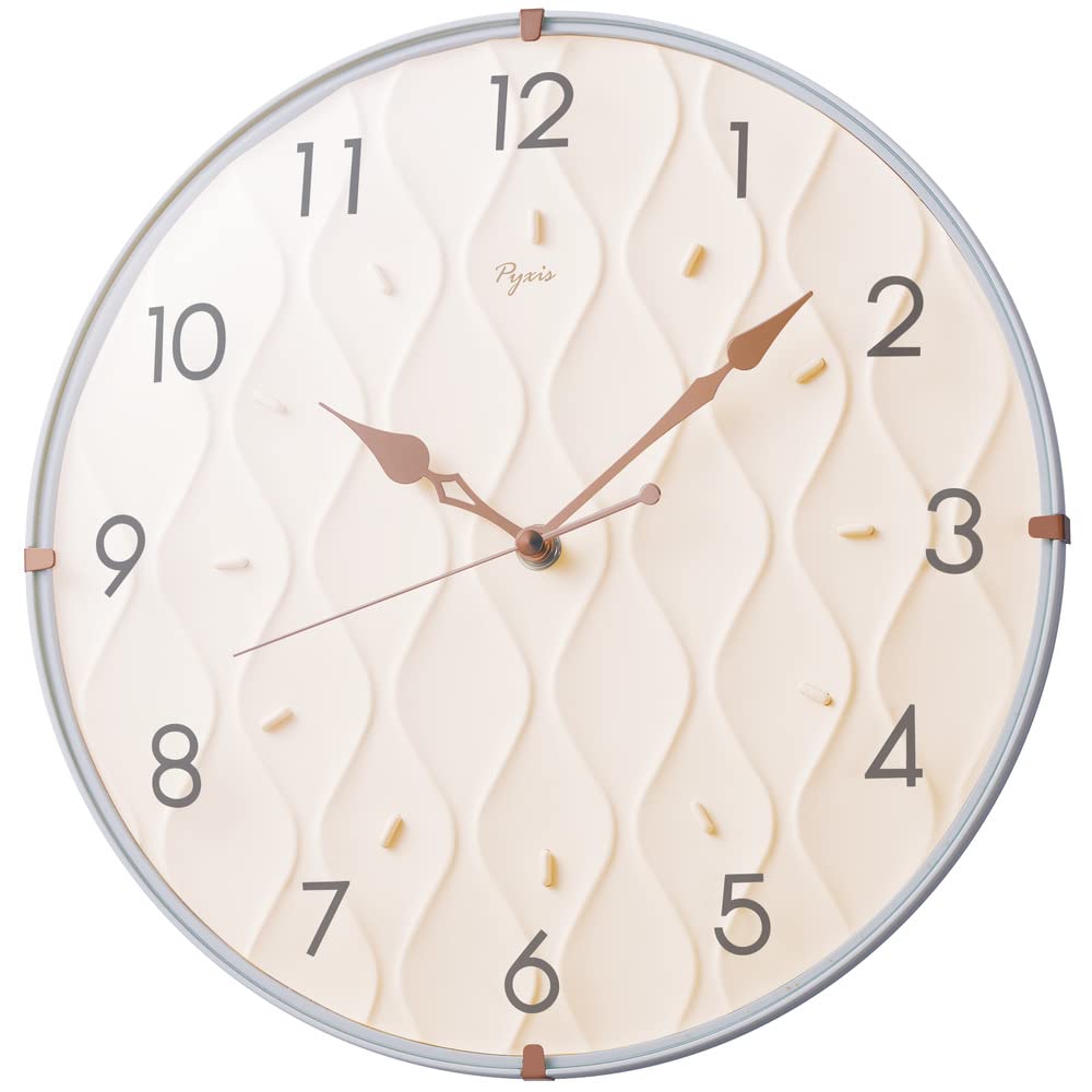 

Seiko Clock PYXIS Wall Diameter 301 x 50 NA702P Clock, Gray, mm,