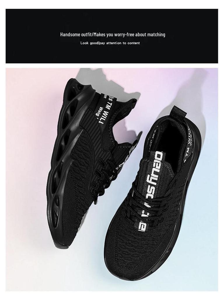 Flyknit Non-slip Lightweight Outdoor Sneakers - Unisex Fashion Trend